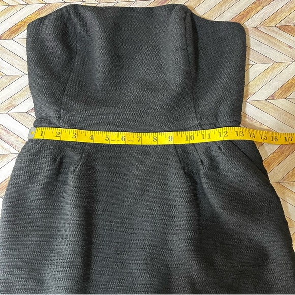 LILLY PULITZER Black Textured Knit Strapless Short Dress Knee Length‎ Stretch - Picture 10 of 13